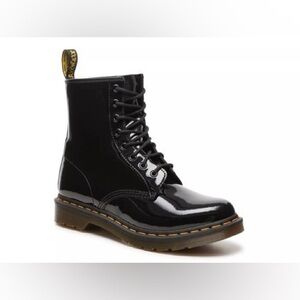 DR MARTENS 1460 Boot - Women's in Black Patent Leather